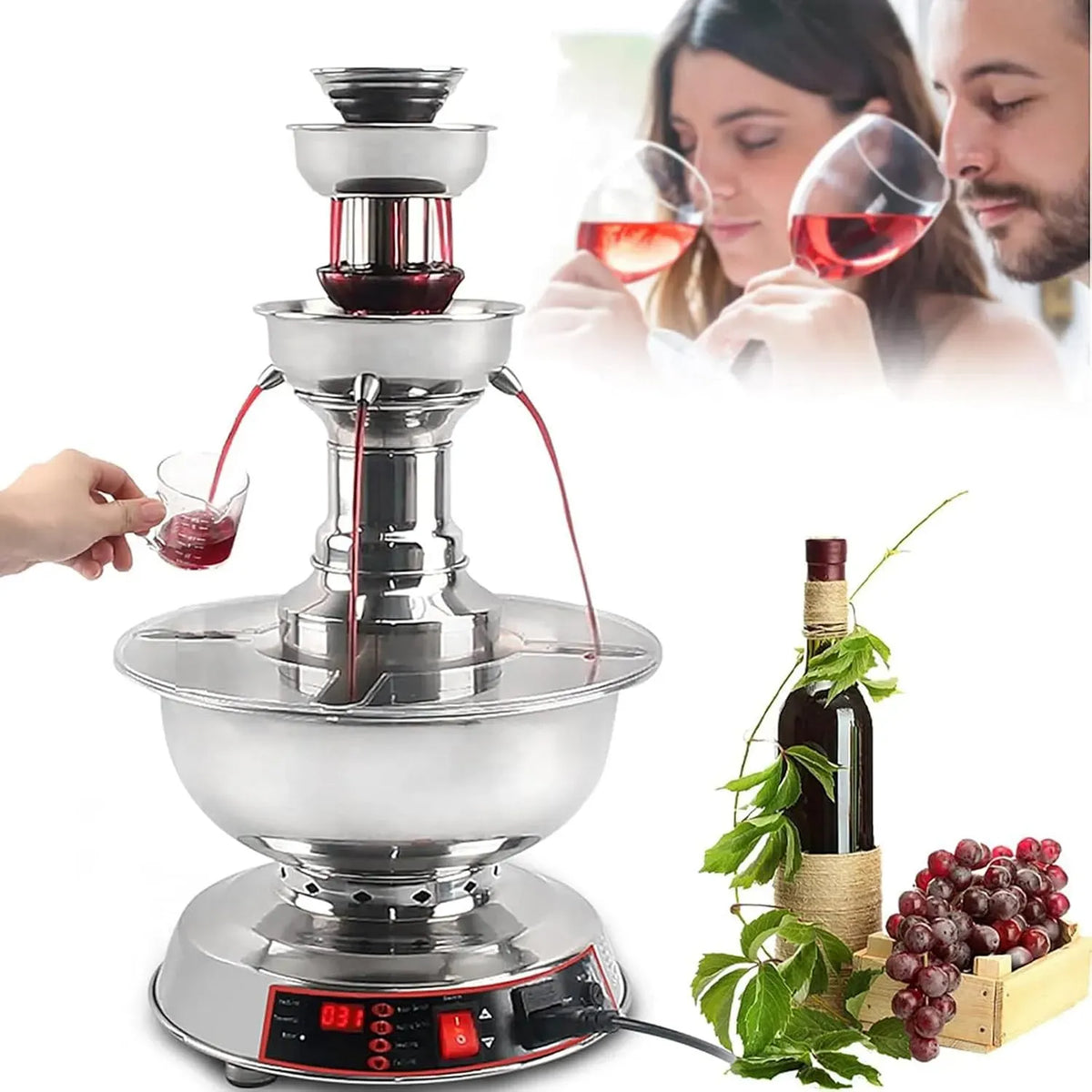 Machine à Distributeur, Machine De Fontaine, machine à café électrique, 3,5 L, pour Le Vin