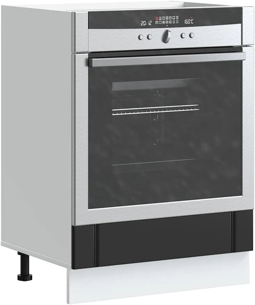 Micro-ondes, 60 x 46 x 81, 5 cm, armoire de cuisine compacte pour stockage, 5 cm avec pieds réglables