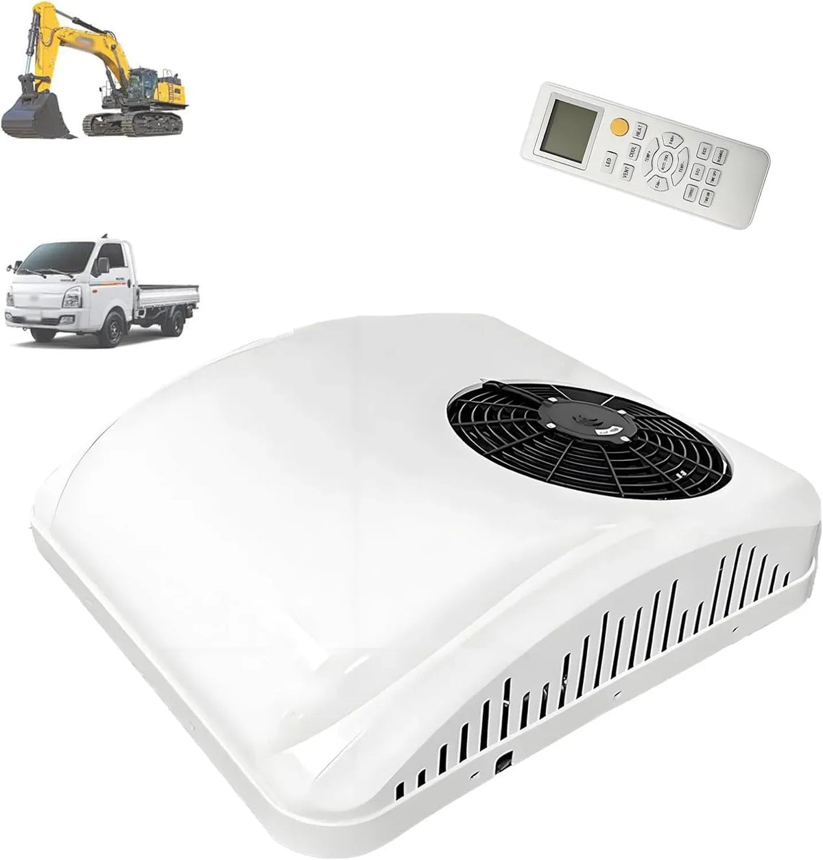 Climatiseur, 12 V, Climatiseur 12v/24v OnlyCooling-24V, silencieux, camping, Unité Silencieuse, De Toit pour Camping-Car