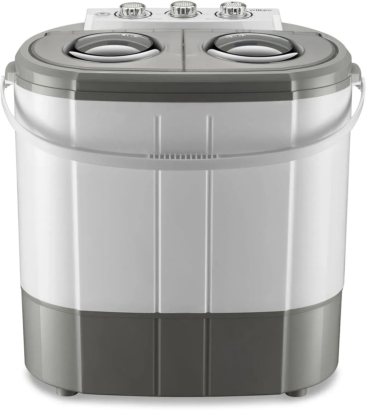 Wiltec Lave-linge, 60 x 36 x 60 cm, 135 W, 3 kg, camping, Capacité de lavage de 3 kg/d'essorage de 2 kg