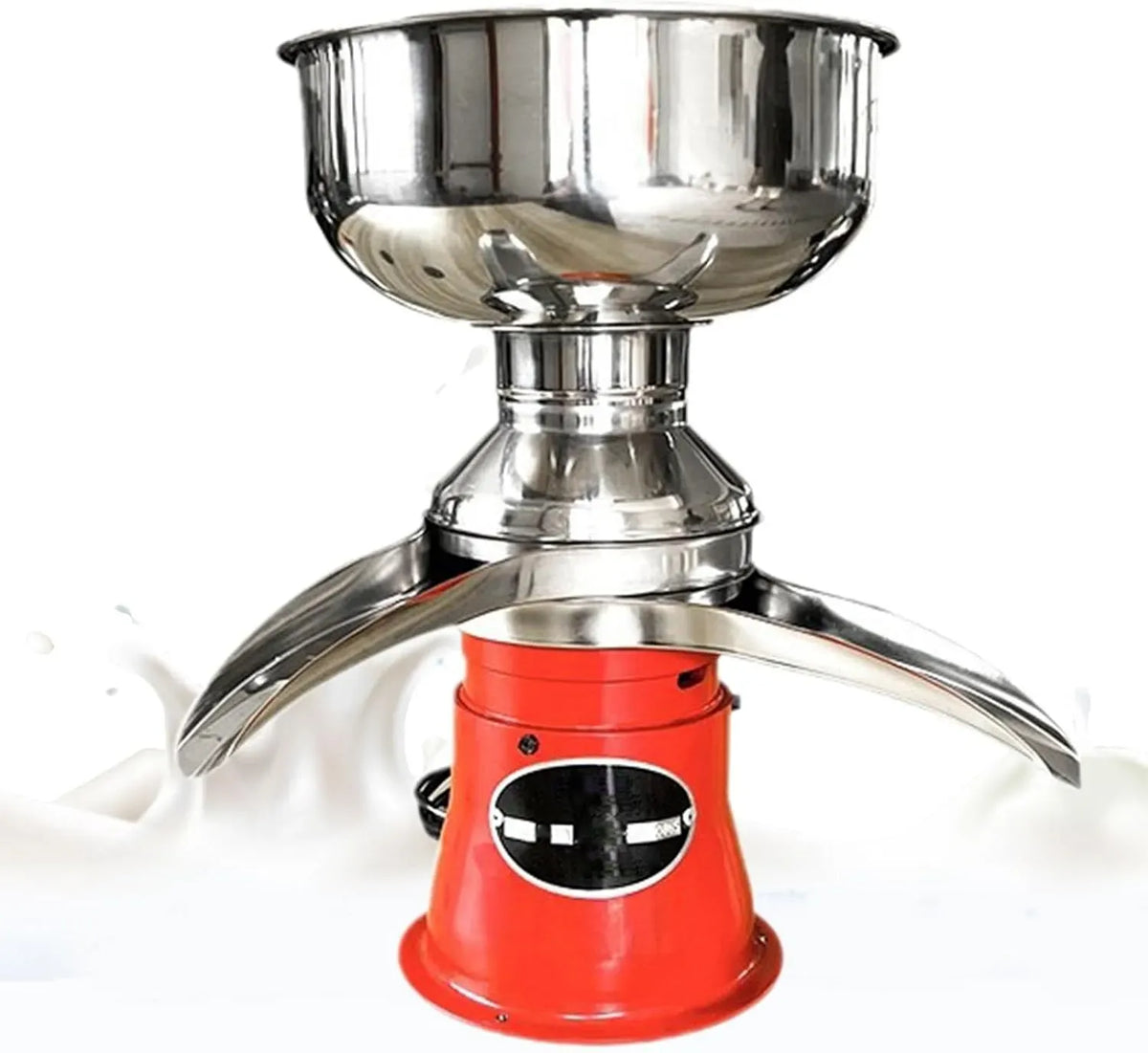 Ecrémeuse Centrifuge de Crème Électrique, Séparateur de Crème en Acier Inoxydable 5L/1,32Gal Séparateur de Crème Centrifuge Commercial équipé de Pot à