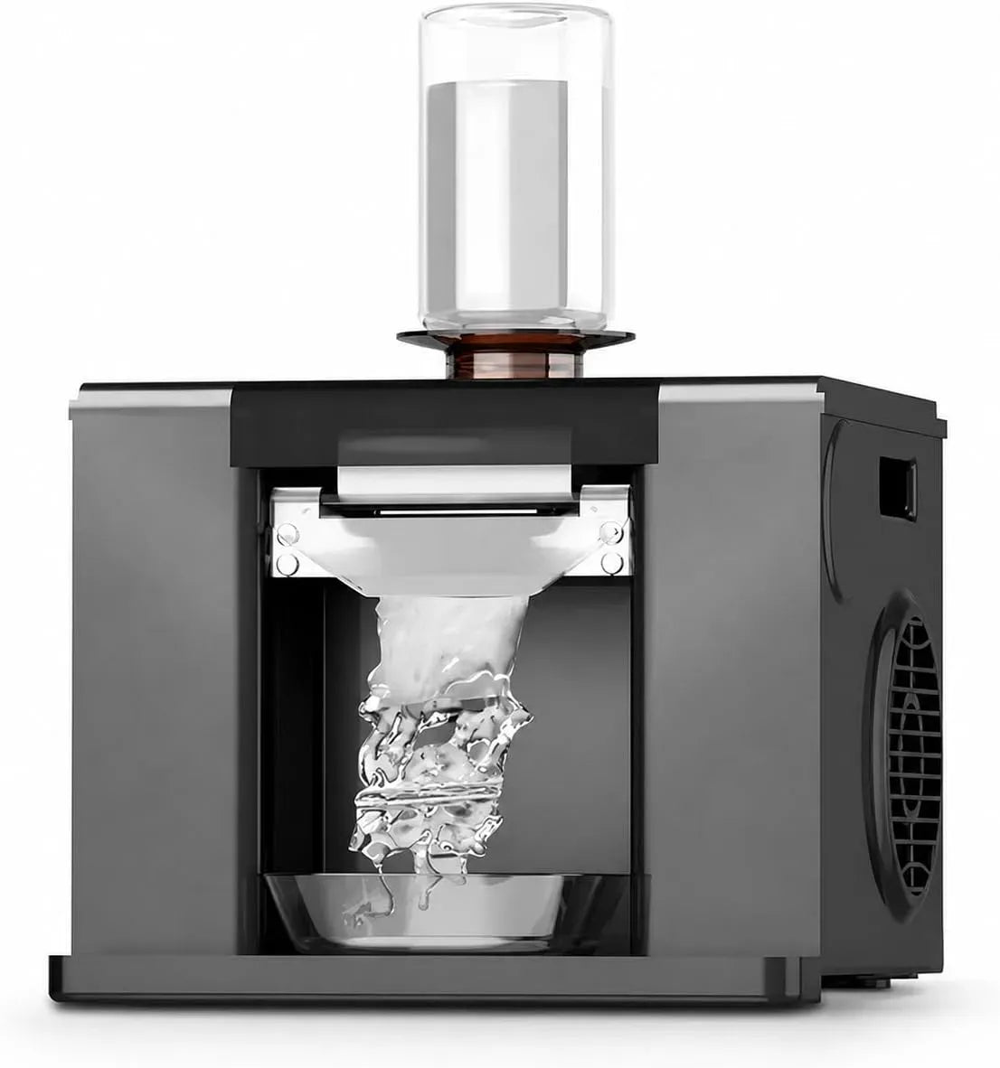 Machine à glaçons, 280 W, tactile, professionnel, acier inoxydable, idéale pour Les cafés et Les Bars