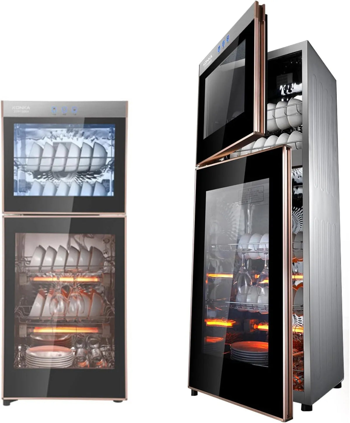 armoire de stérilisation UV, acier inoxydable, pour vaisselle et vaisselle