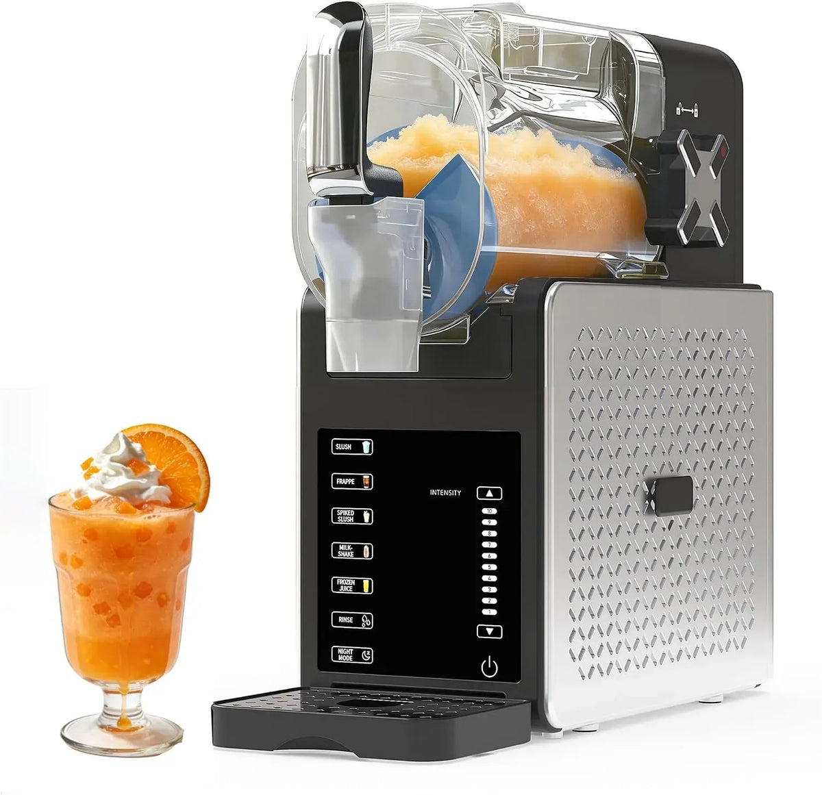 L 200 Machine à slush, 1,9 L, 200 W, 5 programmes, 45 dB, silencieux, bois