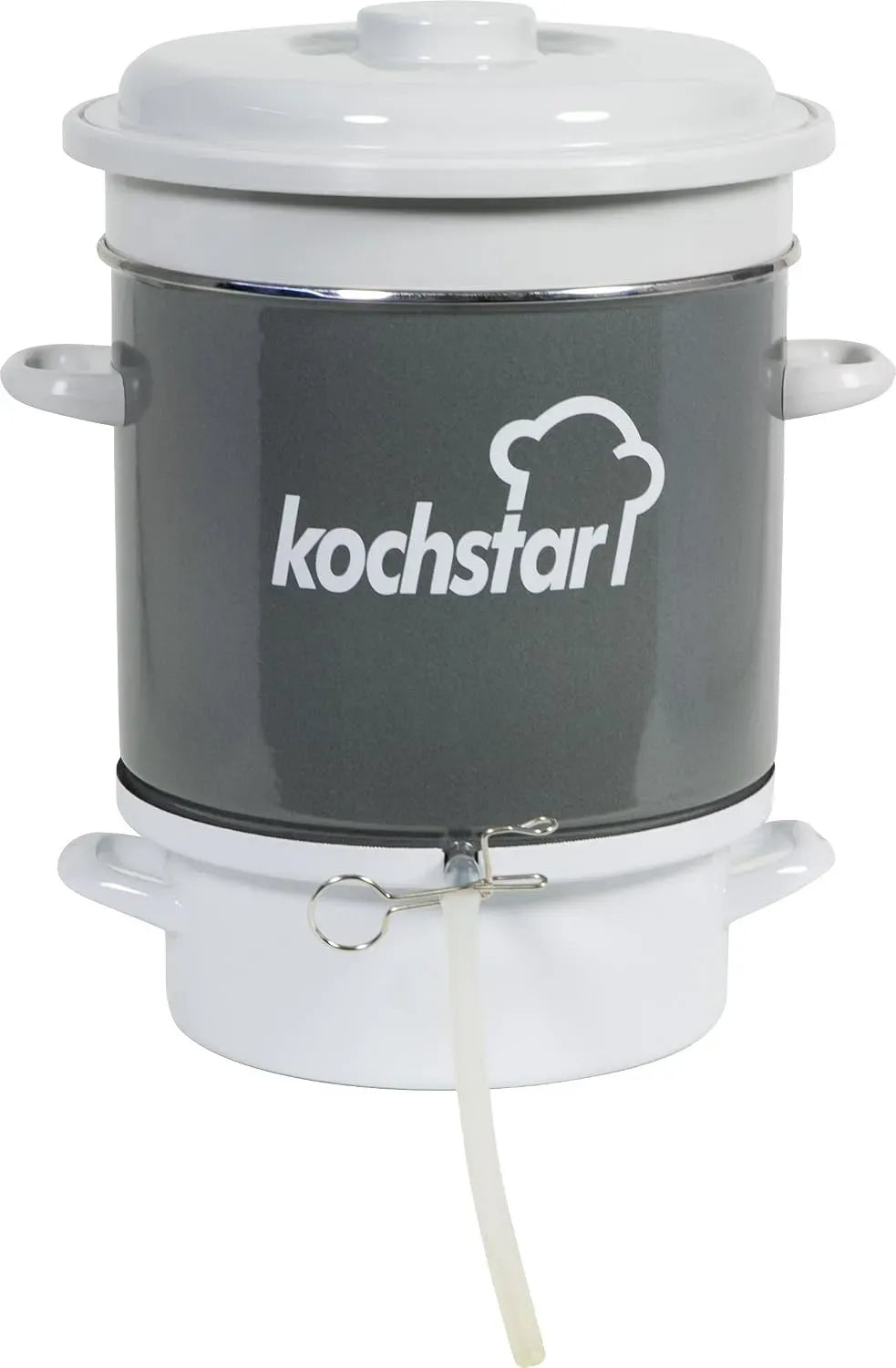 Extracteur de jus, 39 x 29.5 x 41 cm, Kochstar K16104128, vapeur, blanc, capacité 8kg