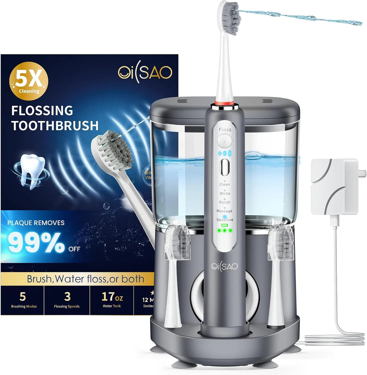 Brosse, brosse à dents rechargeable, hydropulseur dentaire électrique, pour nettoyage des dents