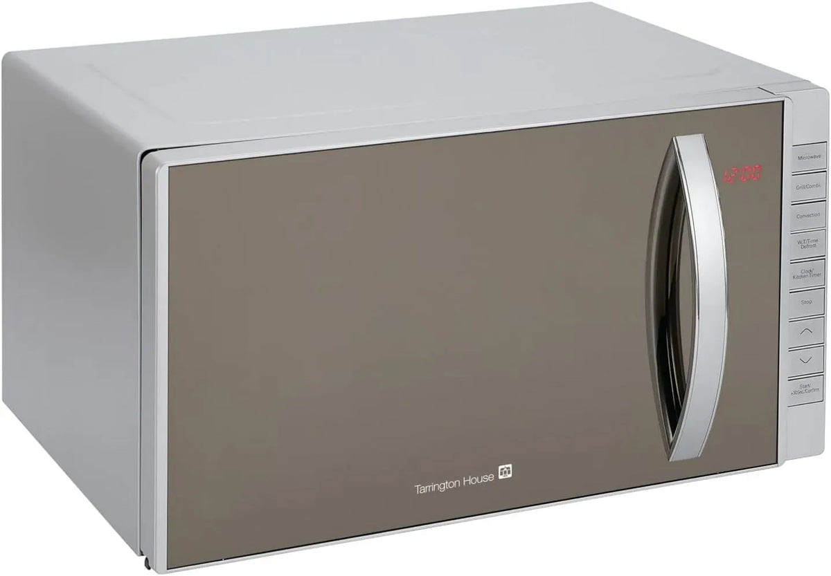 Micro-ondes MWD4823GC, 48.5 x 40.5 x 29.3 cm, 23 L, 800 W, Ø 27 cm, minuteur, acier inoxydable, four micro-ondes, argenté