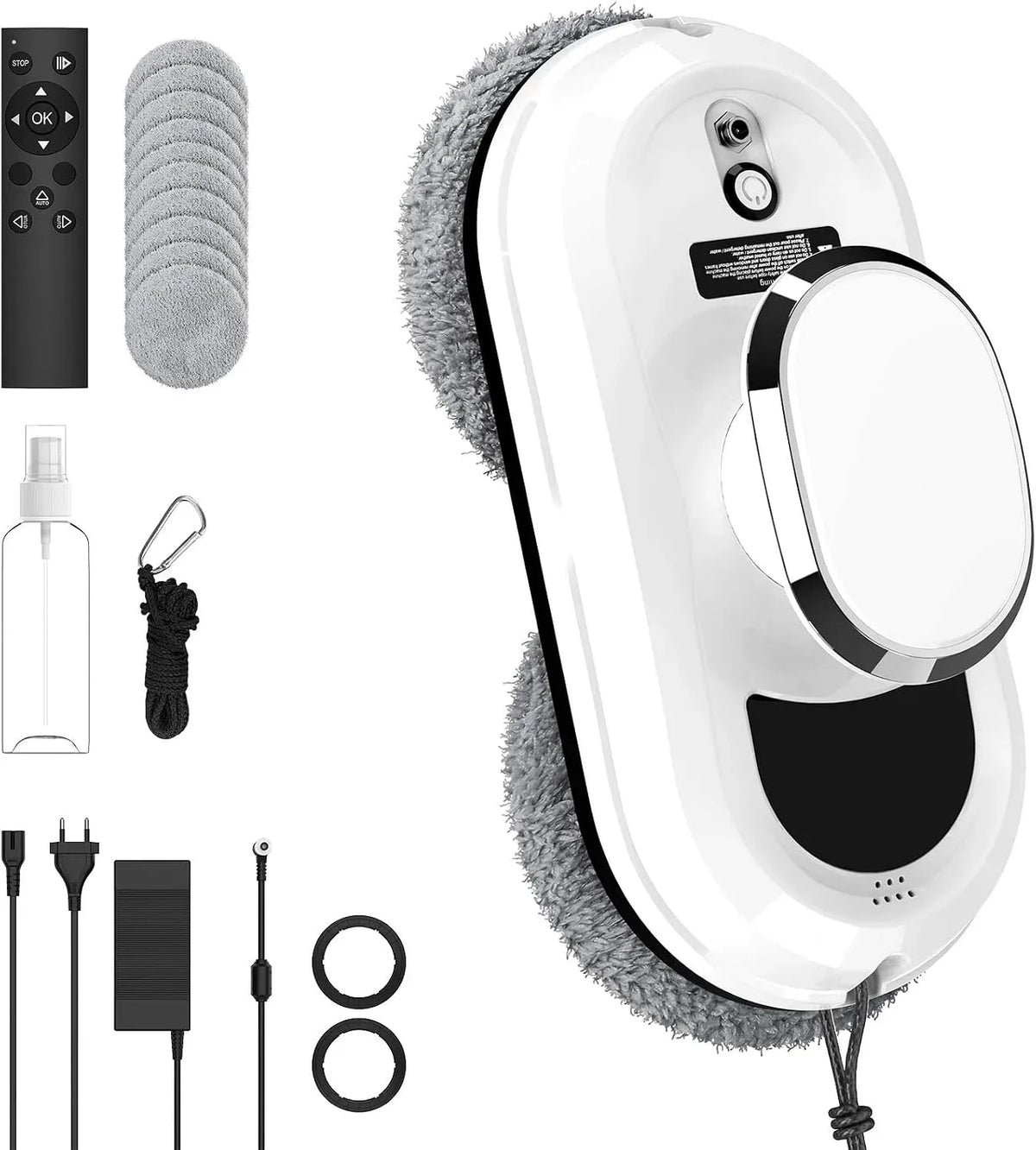 robot aspirateur laveur, Nettoyeur, 3 Modes, pour Toutes Les Surfaces Lisses