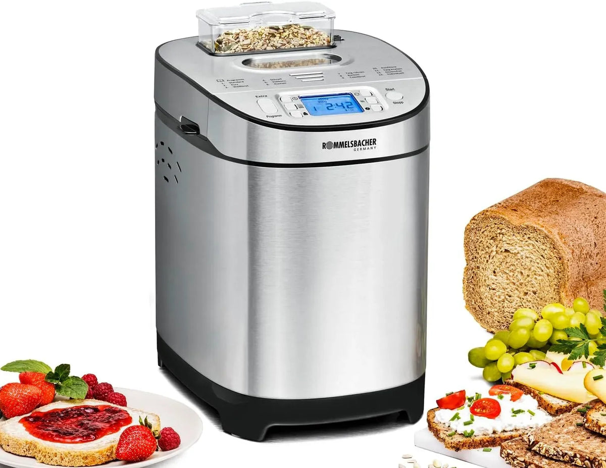 Rommelsbacher BA 550 BA550 Bread Maker, argenté