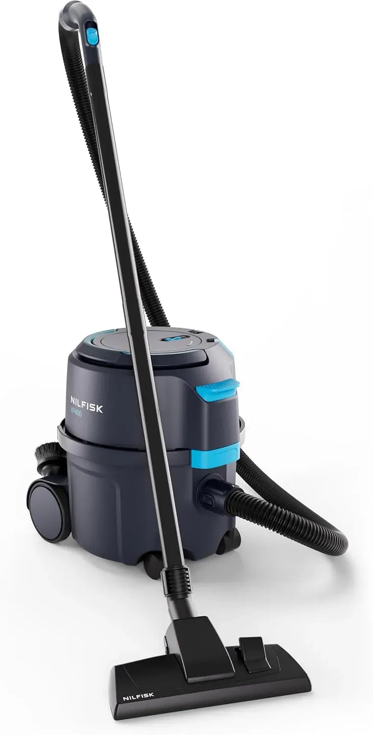 Aspirateur VP400, 398 x 340 x 395 cm, 15 L, bleu, Nilfisk 107421172, Volume du Sac filtrant 15 l, Poids 5,5 kg