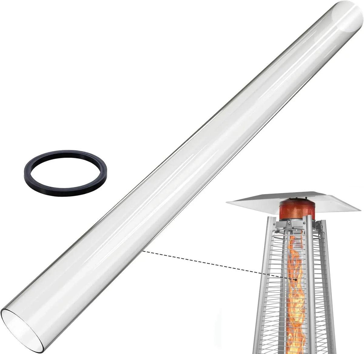 Radiateur électrique, 49,5 pouces, appareil de chauffage