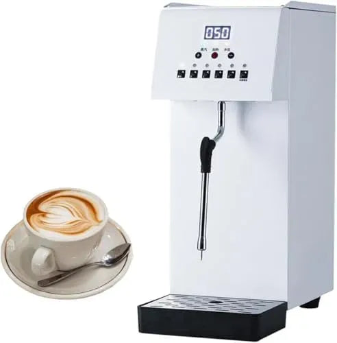 Mousseur à lait, 6 L, émulsionneur à lait, pâtisserie, vapeur, professionnel, acier inoxydable, capacité de 6 L