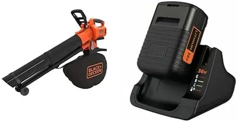 Black+Decker BDC2A36-QW 2Ah Aspirateur, 36 V, noir, Kit Batterie Lithium 36V et Chargeur 1h30