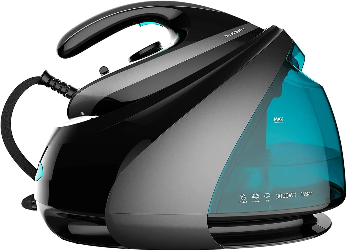 Cecotec 750g/min 175g/min Mode Éco, Semelle Ultra-Glissante, Centrale Vapeur avec Chaudière Semi-Industrielle Fast&Furious 8060 Ultra Steam, 3000W, 15