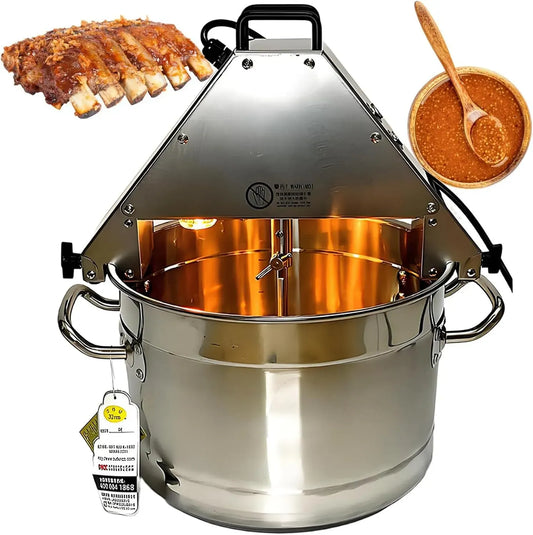 304Material Barbecue, 10 L, 50 W, professionnel, acier inoxydable, pour Confitures