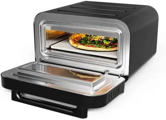 Four électrique à pizza, tactile, jusqu'à 450 °C, écran tactile