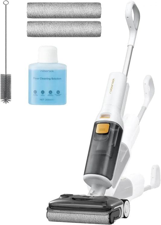 Aspirateur, roborock F25 Gen2, 2 zones de température, inclinable à 180° Nettoyage Deux Bords, Autonettoyage 90°C