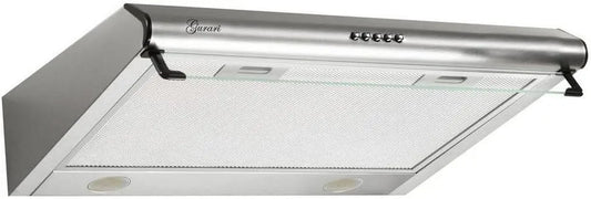 Hotte aspirante, 60 cm, 250 m3/h, hotte de cuisine, encastrable, acier inoxydable, verre et LED