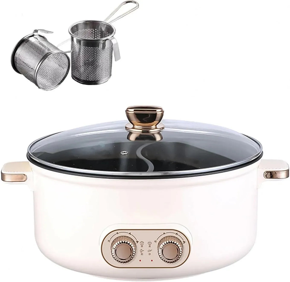Interrupteur, Fondue, 5.5 L, IP65, Appareil, Fondue Chinoise Electrique