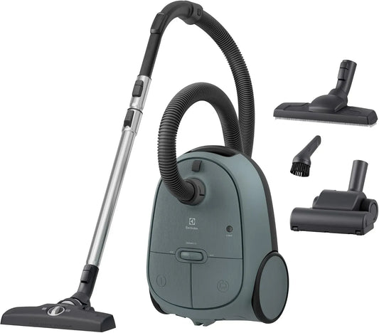 Electrolux 12m EB61C4OG Aspirateur, hygiène, vert, Filtre Hygiène 12 Lavable, 600 Clean, Cordon XXL