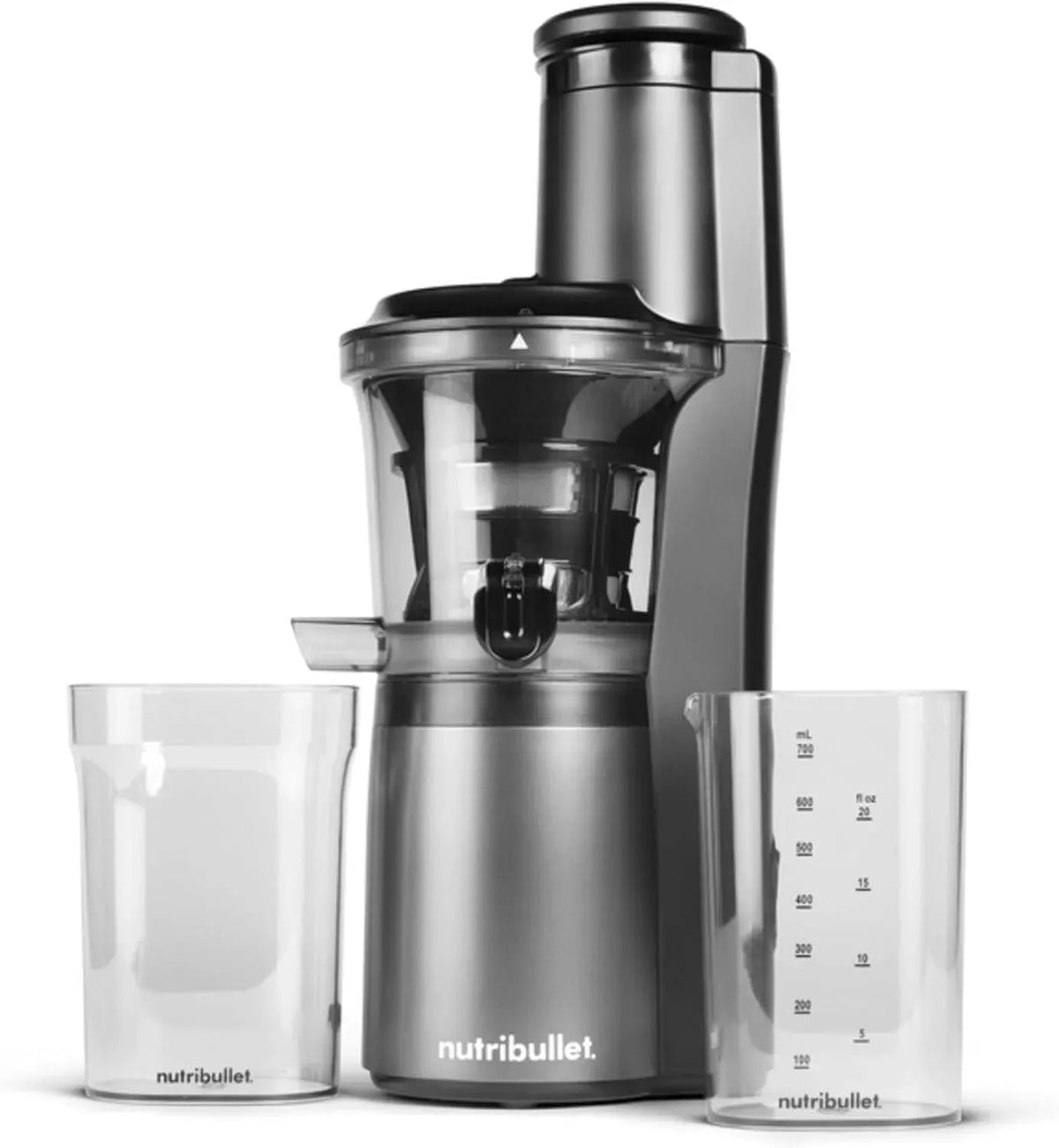 Extracteur de jus NBJ500, 1.8 L, grand réservoir, noir, Réservoir à Pulpe de 1