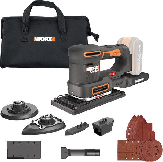 WX820.9 Ponceuse multifonction sans fil 20V, 20 V, WORX
