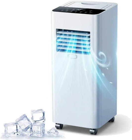 Climatiseur 3-en-1, portable, silencieux, Climatiseur Mobile 7000 BTU, Kit Fenêtre Inclus