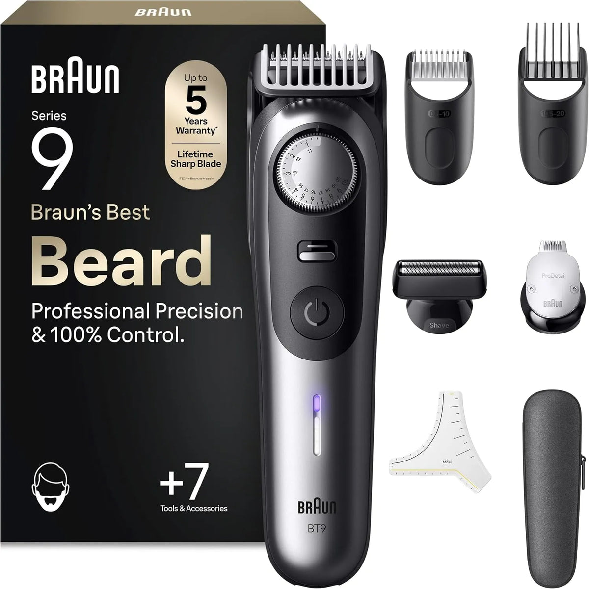 Braun Series 9 BT9520 Batterie, IP65, sans fil