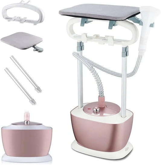 Radiateur électrique, 1,6 L, 1350 W, grand réservoir, vapeur, professionnel, DéFroisseur Vapeur 3 en 1 sur Pied