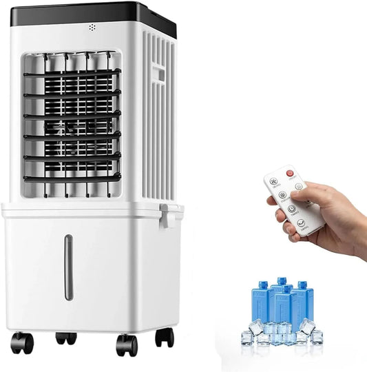 Climatiseur 4-In-1, 13,2 L, portable, oscillation, grand réservoir, 120° Oszillation, 4 Eisboxen