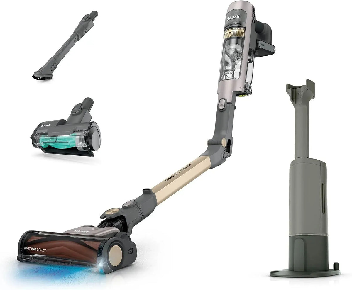 Aspirateur IA3246FRTIV, Shark PowerDetect Speed Collection Luxe Clean & Empty, 60 min d'autonomie, filtre HEPA anti-allergènes