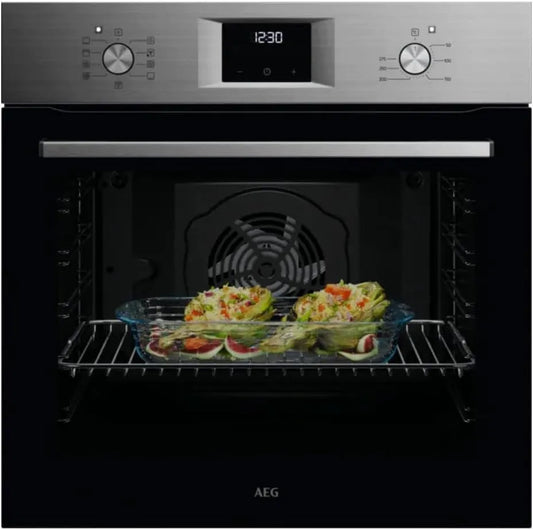 AEG OU5AB21FSM Four électrique, 72 L, 2790 W, encastrable, noir, Four Encastrable AEG OU5AB21FSM 72L 2790W Noir
