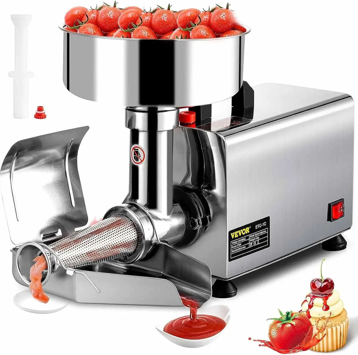 Machine à Confiture, Machine à passoire, Machine à Fraiser, Machine à Sauce, 220 V, professionnel, acier inoxydable, pour purées de tomates