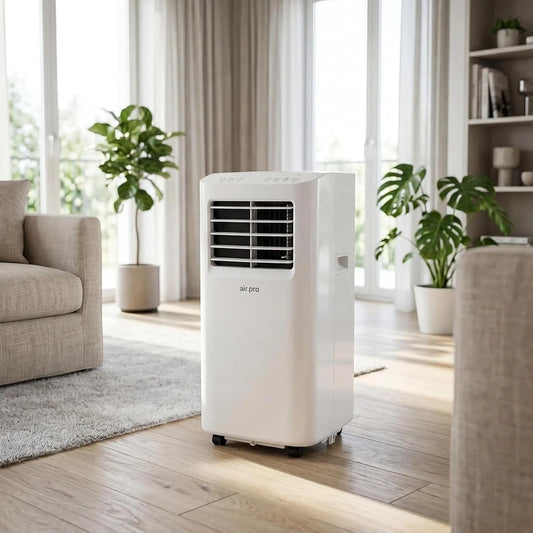 Climatiseur 4-en-1 24H, minuteur, Wi-Fi, blanc, 5000 BTU, Climatiseur Mobile 12000 BTU 4-en-1 Connecté WiFi, Minuterie 24H Télécommande Kit Évacuation