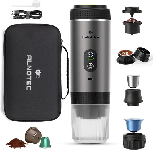 EN 1 8g/16g Machine à Caf, Portable, machine à café électrique, 20 Bar, 8 g, 16 g, USB, fonction chauffante