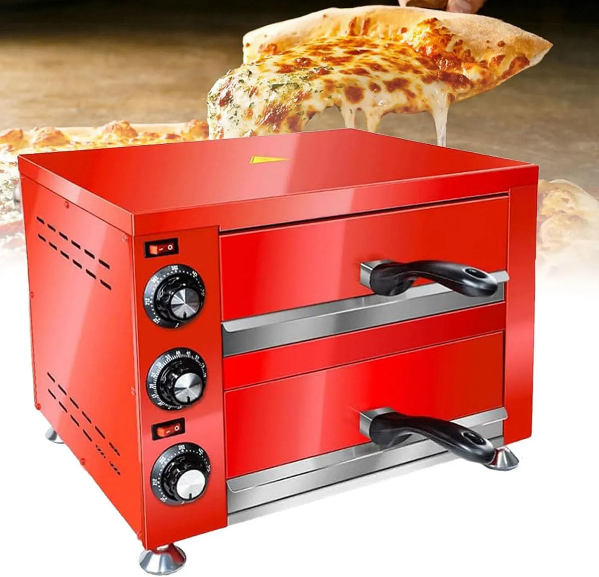 Four électrique à pizza, minuteur, professionnel, restaurant