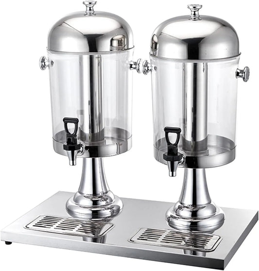 Robinet de cuisine, professionnel, Distributeur de jus commercial, distributeur de boissons en polyéthylène transparent avec robinet et récipient à