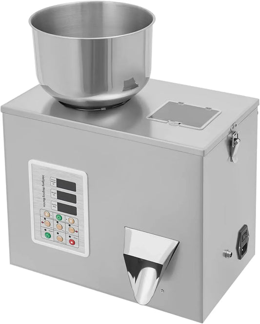 2-5s/sachet Machine de remplissage, 50 g, écran LCD, acier inoxydable, pour thé