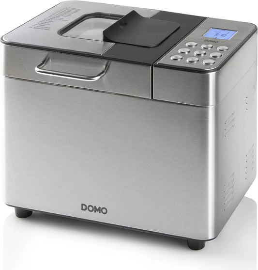 Machine à pain, machine à faire du pain, Domo B3971, acier inoxydable, noir