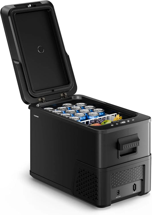 Klarstein V, 230 Réfrigérateur, 27 L, -20 à 20 °C, 12 V, portable, camping, écran d'affichage numérique