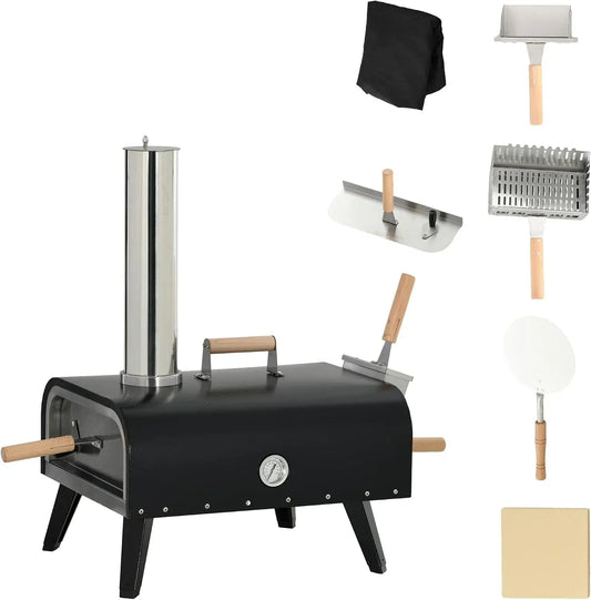 Four électrique à pizza, 30 cm, portable, extérieur, IP65, camping, amovible, Pelle à Pizza, Transportable