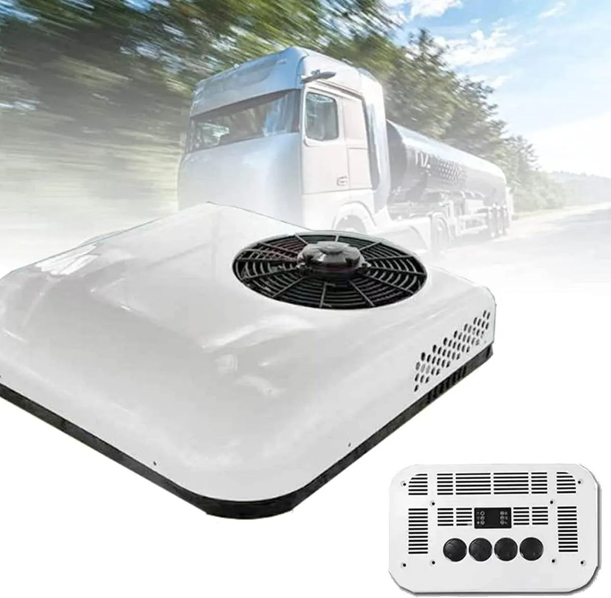 Climatiseur White-12V, 12 V, blanc, appareil de climatisation, Climatiseur 12/24 Volts DC