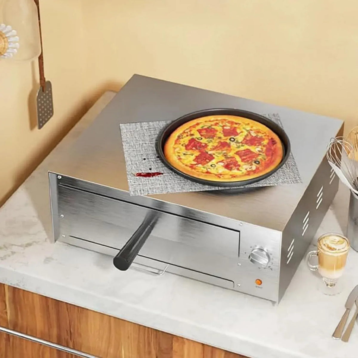 Four électrique à pizza, 12 pouces, professionnel, amovible