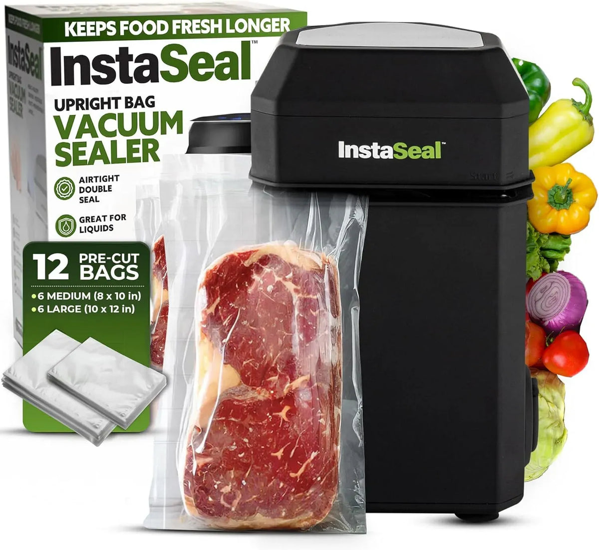 Machine à emballer, machine de sceller, pour aliments avec 12 sacs