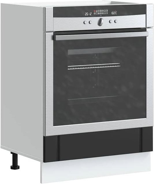 Micro-ondes, 60 x 46 x 81, 5 cm, armoire de cuisine compacte pour stockage, 5 cm avec pieds réglables