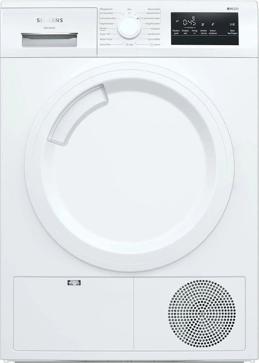 Siemens iQ300 WT43HV03 Sèche-linge, 7 kg, pose libre, blanc, Siemens iQ300 WT43HV03 asciugatrice Libera installazione Caricamento frontale 7 kg Bianco