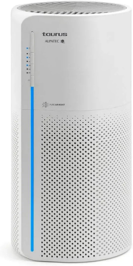 Taurus AP2030 30m2 Purificateur d'air, 120 m³/h, minuteur, Lumière LED, Triple filtration HEPA