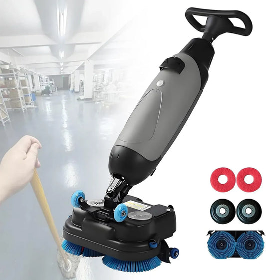 Batterie, professionnel, sans fil, gris, pour carrelages et sols scellés. Grey