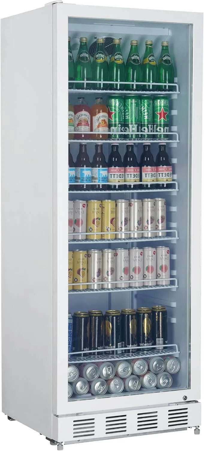 Réfrigérateur GSC4280, 280 L, 210 W, blanc, METRO Professional Réfrigérateur à boissons GSC4280, Vitrine Réfrigérée, Réfrigération Ventilée