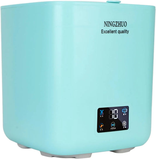 Lave-linge, 7 L, tactile, écran LCD, bleu, Petite Machine à Laver, Laveuse Automatique Compacte de 7 L